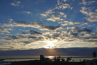 日立港の日の出